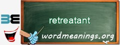 WordMeaning blackboard for retreatant